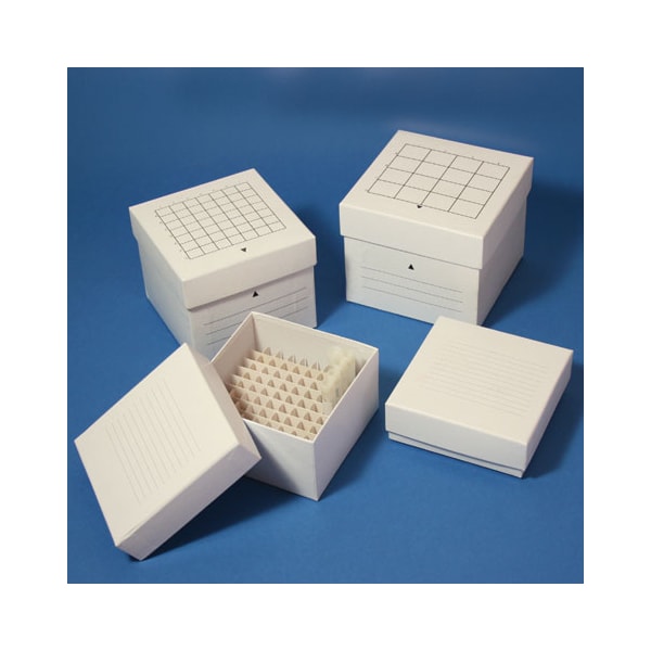 Globe Scientific Freeze Box, 100 Place, Cardboard 3092-1 - main